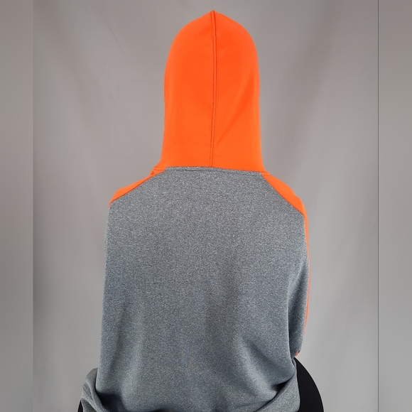 New Clemson University Tigers Hoodie Sweater Men's 2XL Spell Out Paw Fleece - Picture 5 of 9